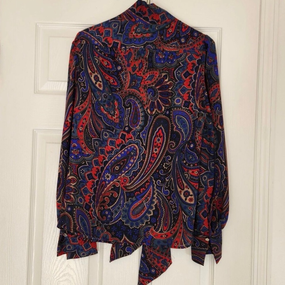 Ralph Lauren paisley Print Women’s Blouse aso Kate Middleton - Picture 2 of 4